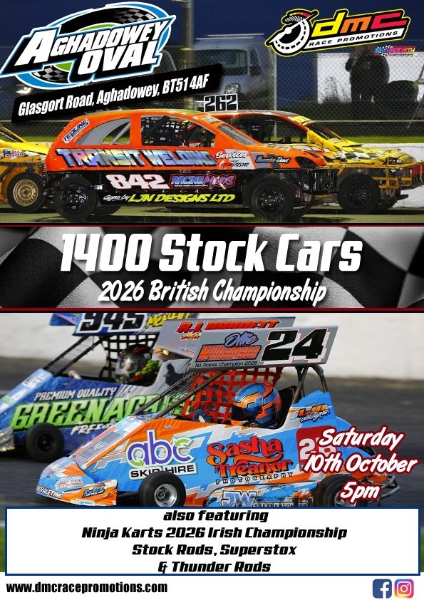 1400 Stock Cars British Championship Comes To Aghadowey Oval